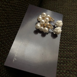 Pearl and Awaji-Dama Earrings