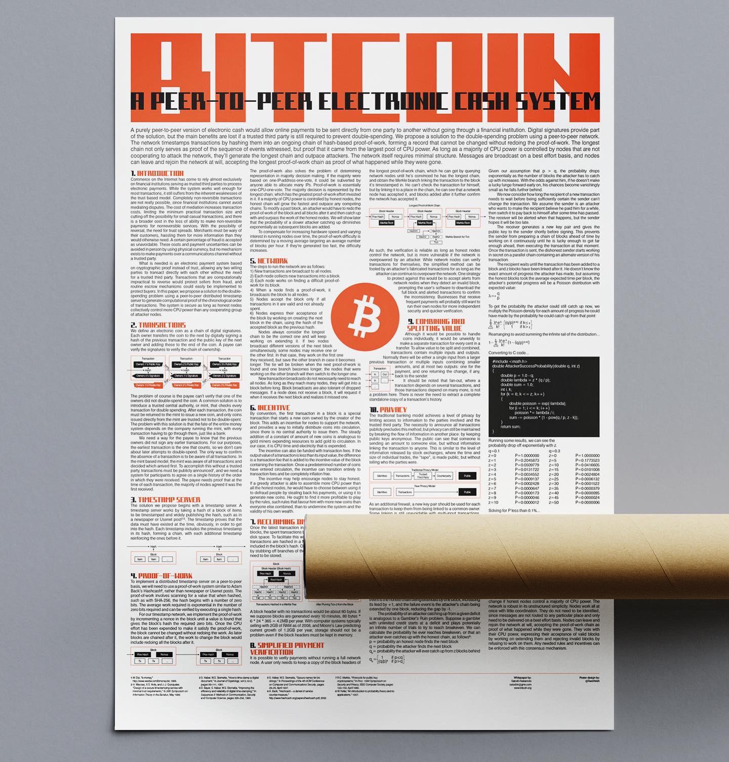 White Paper Poster